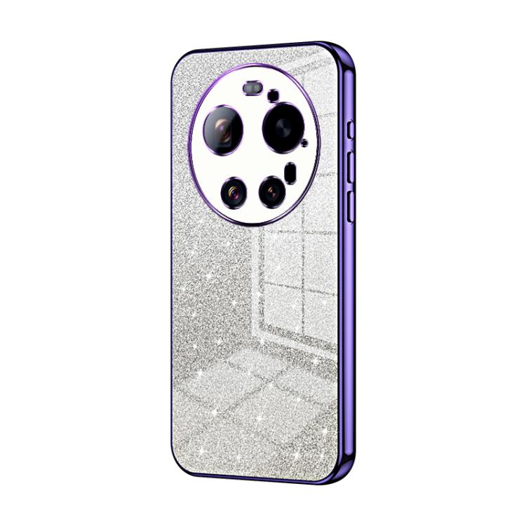 Gradient Glitter Powder Electroplated Phone Case
