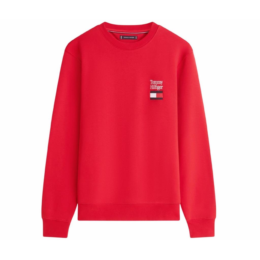Tommy Hilfiger Herren Sweatshirt mit gesticktem Logo