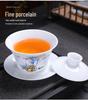 Panda Gaiwan Chinese Porcelain Tea Set - Elegant Gift