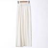 Lace belt wide-leg pants high-end loose and thin casual pants temperament versatile solid color floor-mopping straight-leg pants