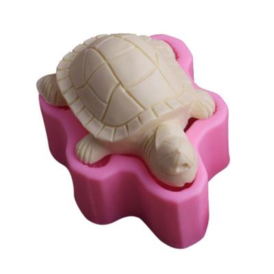 Chocolate Candy Sugar Craft Exquisite for Turtle Gum Paste Mold Cake Decorating Tools Family Art Silicone Soap Mold Kitc