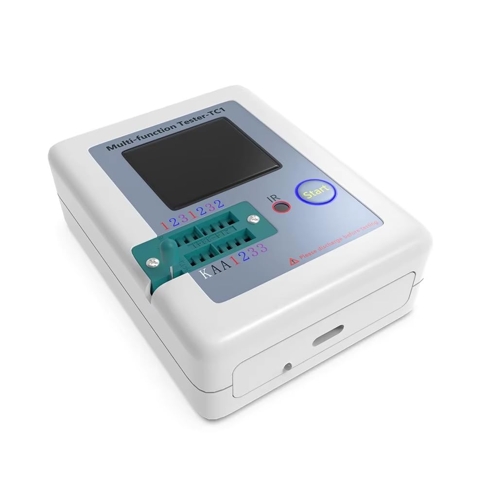 zmart LCR-TC1 1.8" TFT LCD Display Multimeter Transistor Tester Diode Triode Capacitor Resistor Test Meter MOSFET NPN PNP Triac MOS