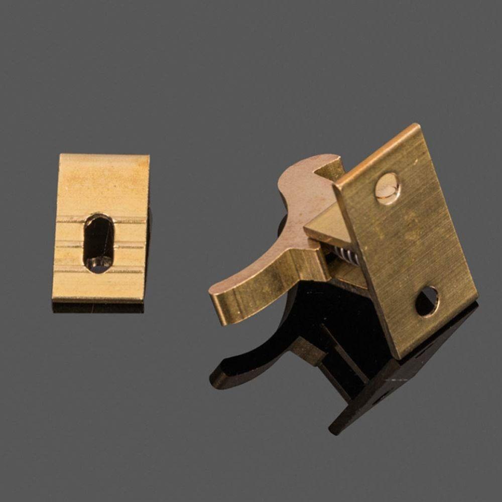 Heavy Duty with Mounting Screws Door Hasp Cabinet Door Window Catch Elbow Latches Door Elbow Latch