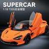 1:18 720S Supercar Sports Car Alloy Metal Diecast Model Car Home Interior Trendy Toys Ornaments Valentine's Day Gift Boy