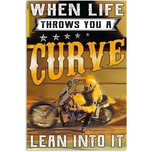 Vintage Triumph Norton Motorcycle Metal Tin Sign  Retro Iron Wall Poster for Bar Cafe Garage Home Decor  Metal Plaque Sheet