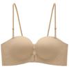 Push Up Straless Bra Women Front Closure Bras Sexy Underwear Soft Wireless Brassiere Non-Slip Bralette Solid Color Ladies Lingerie