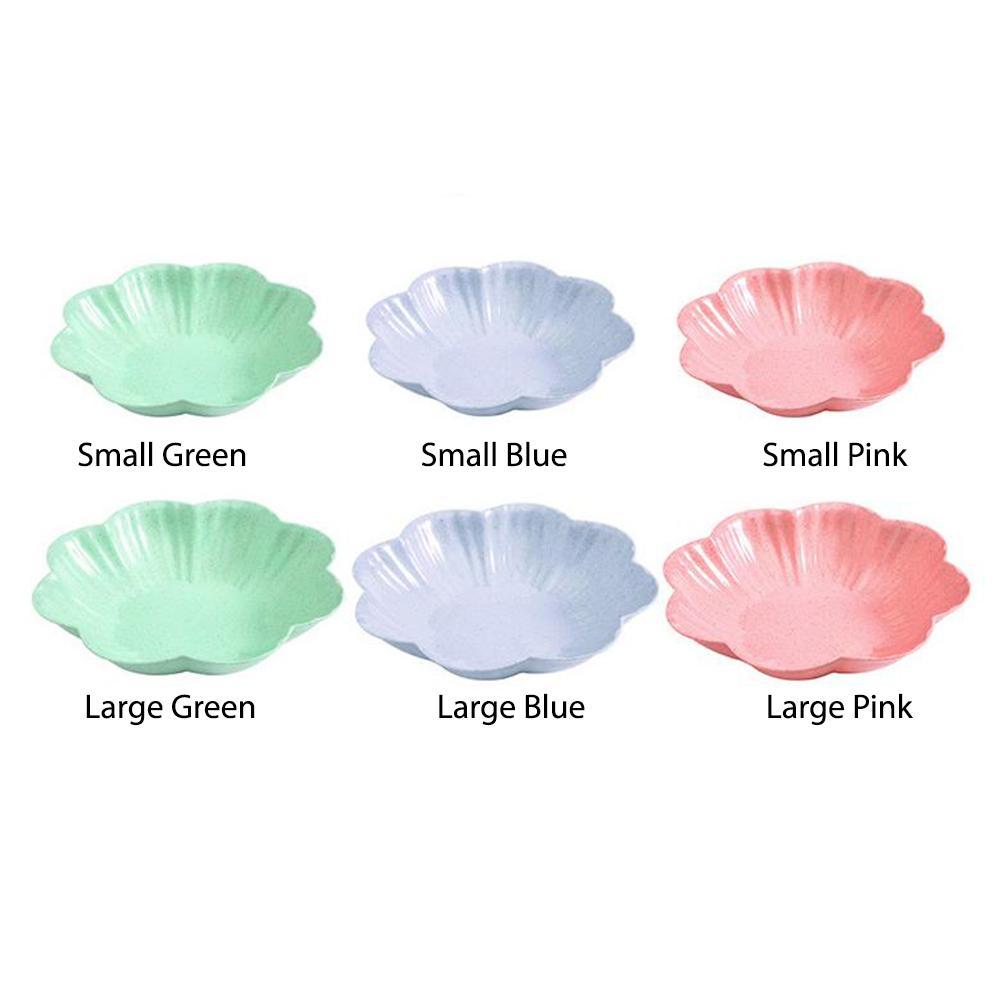 Plum Blossom Shape Fruit Plastic Plate Bowl Candy Melon Snack Nut Box Living Room Home Decoration