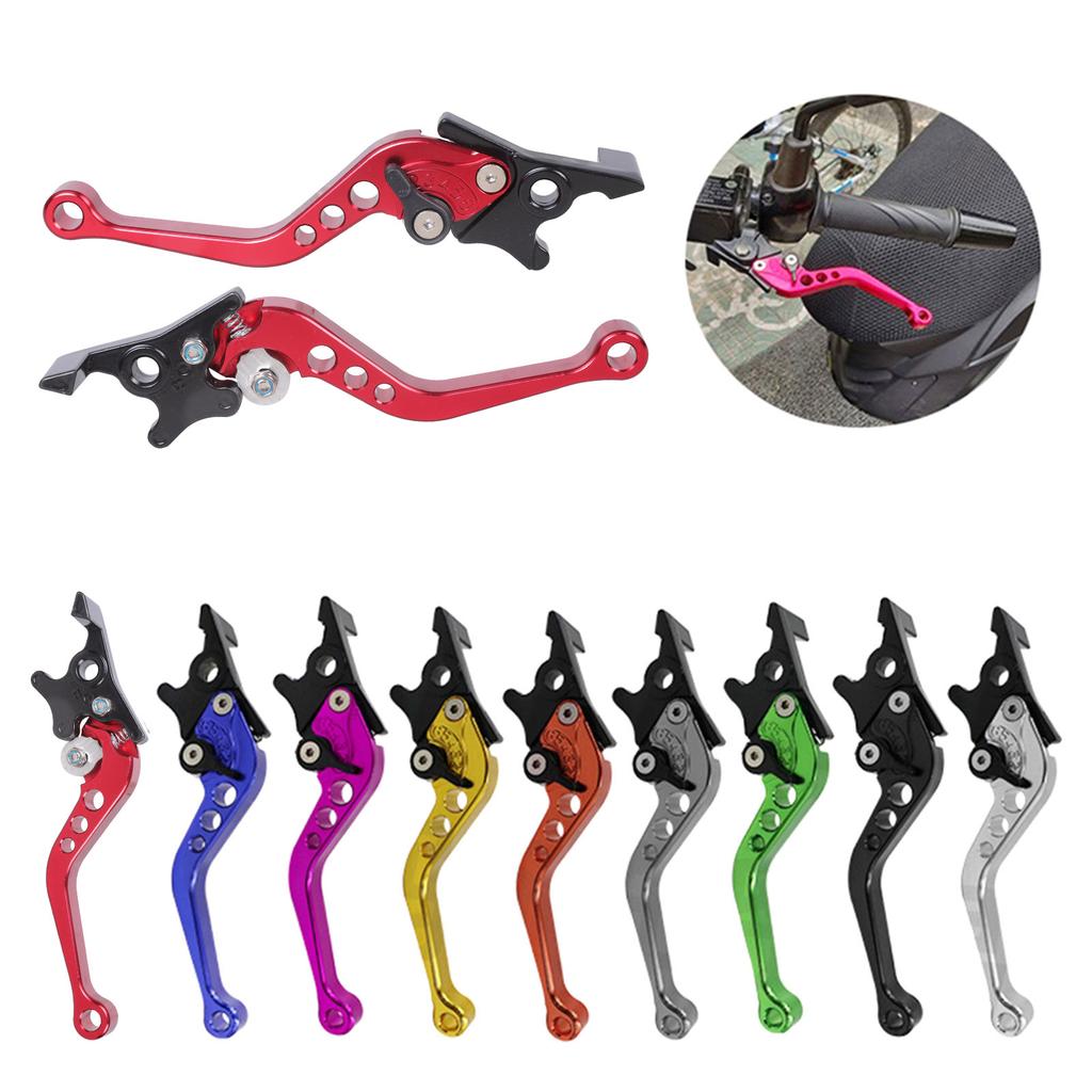 Motorcycle Double Disc Brake Universal CNC Aluminum Double Disc Brake Handle Lever Motorbike Modification Accessories