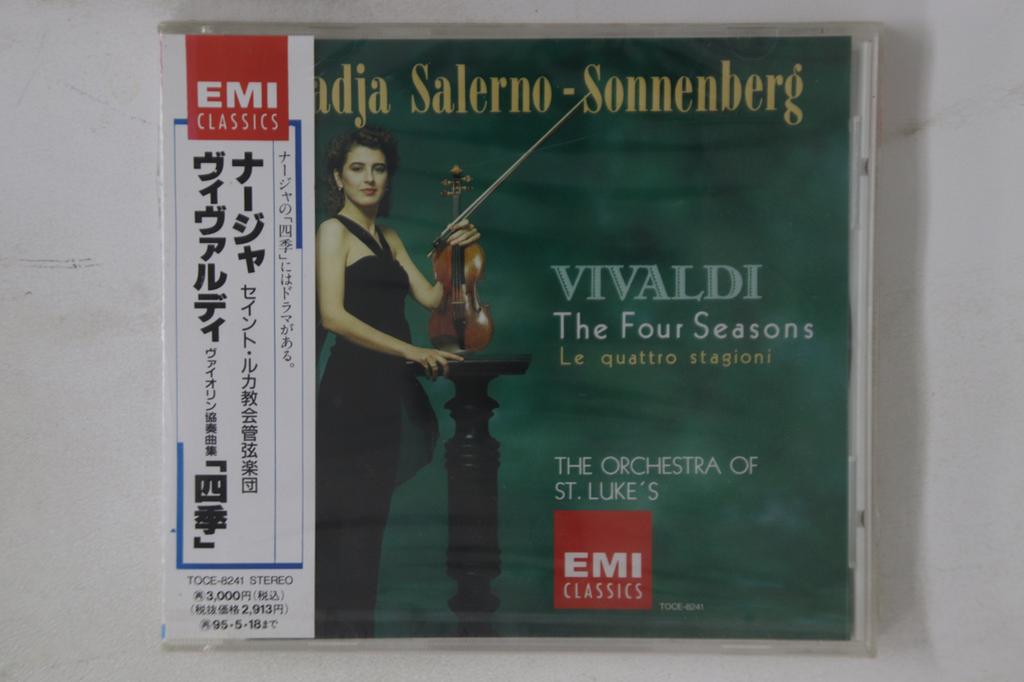 CD VIVALDI, NADJA - Four Seasons TOCE8241PROMO EMI Japan Obi Classical Used