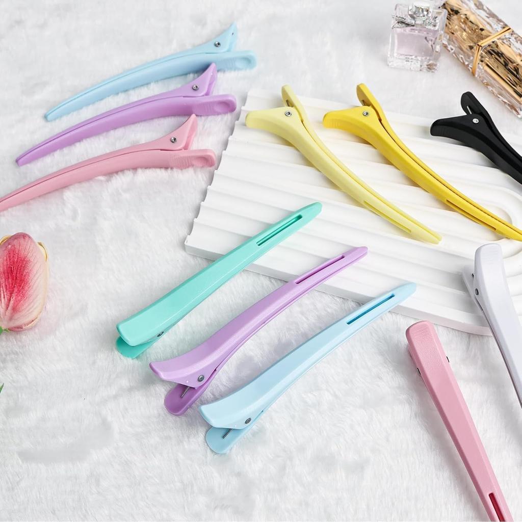 Green-6 Pack Hair Sectioning Clips for Women, Alligator Hair Clips for Styling & Salon Use, Durable Tools with Strong Grip for Salon & Home
