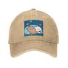 Bubu Dudu Panda Bears Cartoon Washed Denim Cap Casual Baseball Caps Adjustable Hat Summer Unisex Baseball Hats