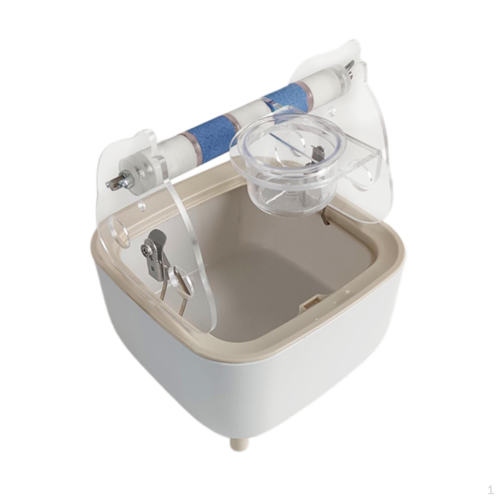 

Подставка для попугаев с функцией тренировочного туалета и мусорным баком синий