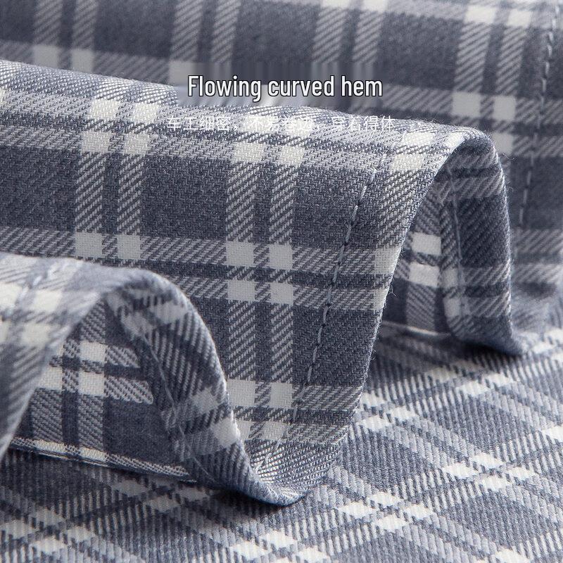 Chemise Casual à Manches Courtes à Carreaux pour Homme Shanshan