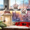 Cow Christmas Ornament 2D Acrylic Festive Winter Holiday Party Decorations Barn Ornaments For Christmas Tree Decorations For