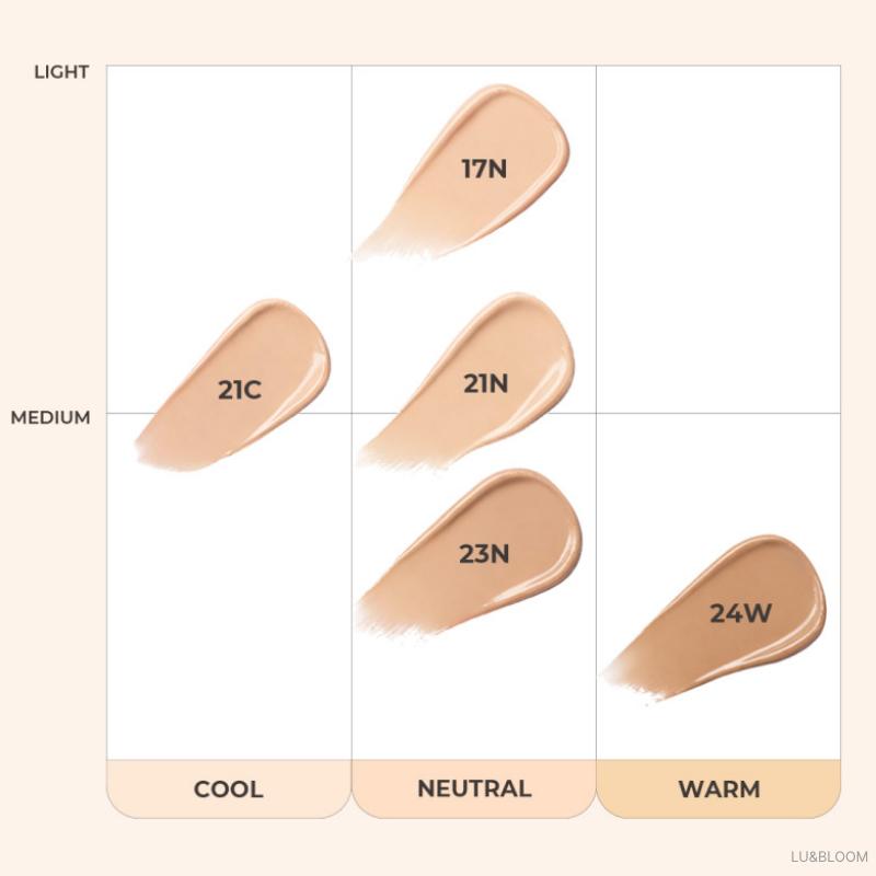 LUNA Long Lasting Conceal Cushion Main 12g + Refill 12g SPF50+ PA++++ (+Free gift)