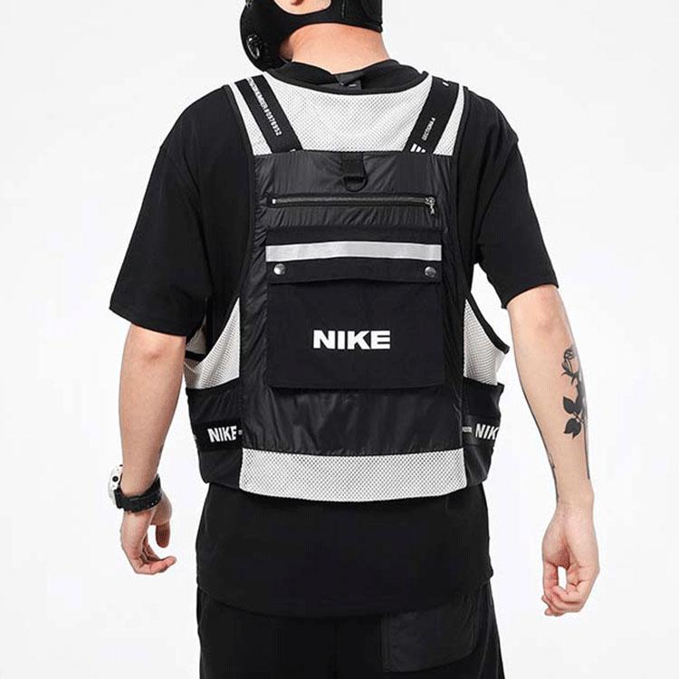 Nike Vests Men's White Collarless Moderate Workwear DA0500-072