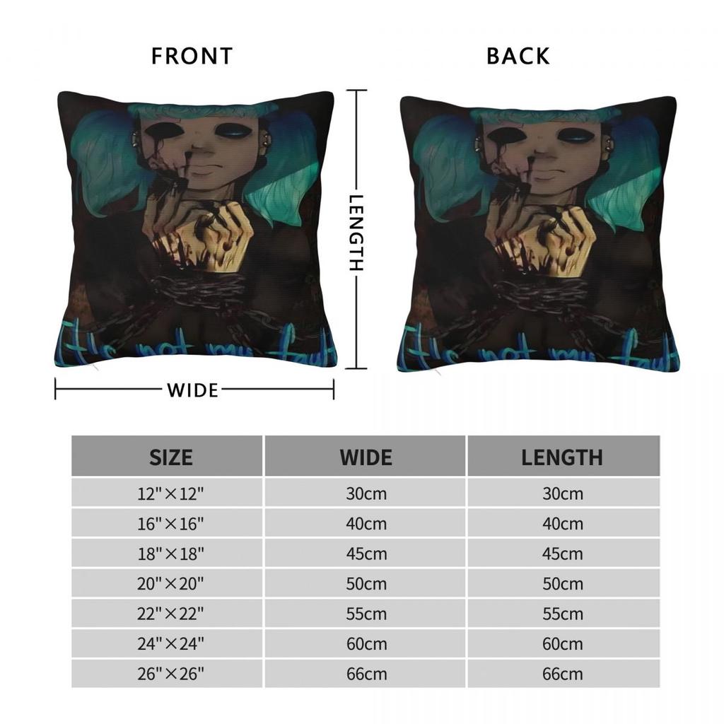 Game S-Sally F-Face Terror Adventure Pillow Cover Polyester Pillow Case Cushion Cover Vintage For Office Car Home Decorative