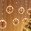 Christmas Decoration Supplies Room Window Stars LED Lights Wishing Ice Strip Lights String Decorations