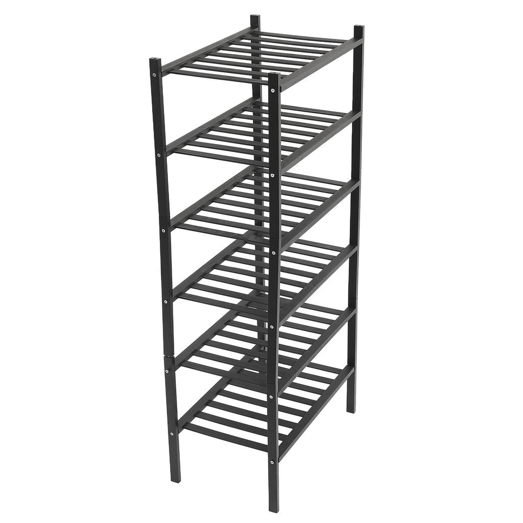 Bamboo Shoe Rack  Able Shoe Shelf Storage   for Closet Entryway Hallway Bathroom Living Room