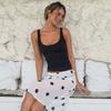 European and American women's clothing summer new fashion solid color versatile slim Spice Girl style vest wholesale