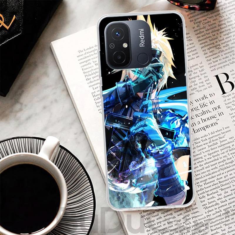 Final Fantasy FF VII Cover For Xiaomi Redmi 14C 13 13C 12 12C 10 10C 9 9C 9T 9A Phone Case 10A 8A 8 7A 7 6A 6 Pro K70 K60 K40 12