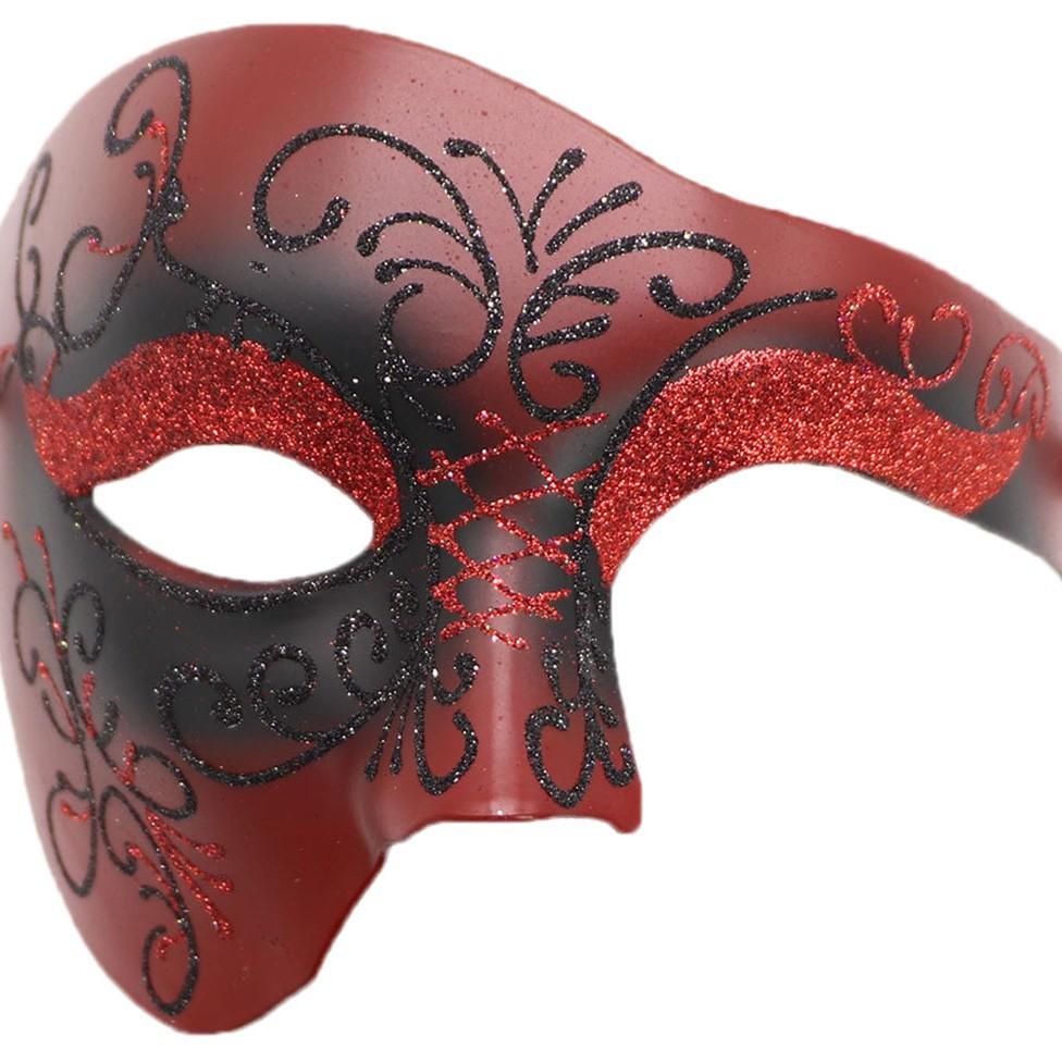Carnival Half Face Ghost Mask Phantom Mask Halloween Costume