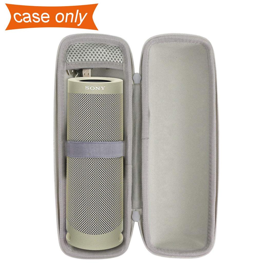 Aenllosi Spezielle Schutzhülle für die Aufbewahrung, kompatibel mit tragbarem Bluetooth-Lautsprecher Sony SRS XB23 (Grau) (Nur Fall)