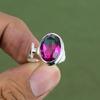 Faceted Multi Tourmaline Ring 925 Sterling Silver Ring Unique Design Jewelry Real Gemstone Handmade Ring Gift For Him Available In Ring Size