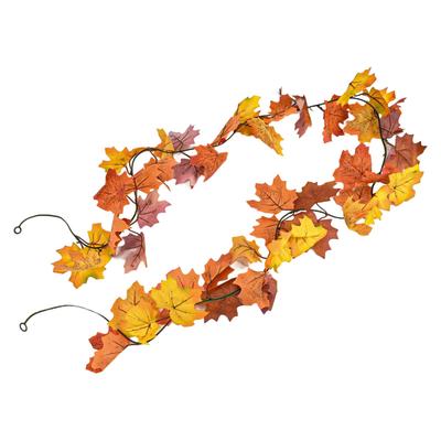 Autumn Leaf Garland Fall Decoration Maple Leaf Vine Long-lasting Use