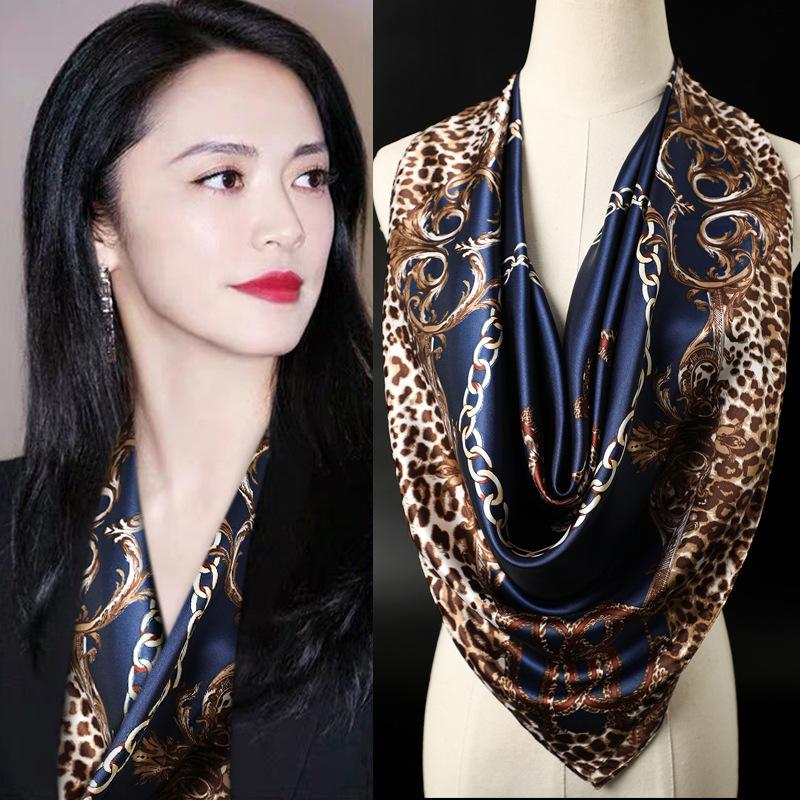 Modne damskie szaliki Kwadratowe szaliki Hidżab