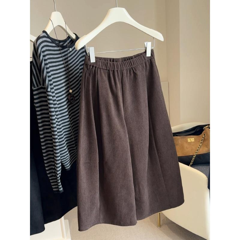Cord acht-Punkt lässige Hose Kinder klein Herbst und Winter hohe Taille faul locker gerade weiter Bein Säbelhose