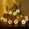 10/20 LEDs Dekoration Fußball Lichterkette Batterie USB LED Fußball String Girlande Dekoration Schlafzimmer Home Thema Party Weihnachten YSXX