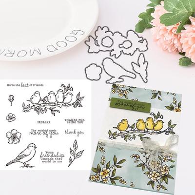 Bird Metal Cutting Dies Stamps DIY Scrapbook Card Stencil Paper Album Decoration