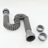 Sewer Pipe 80cm Dual-End Kitchen Sink Drain Pipe 45mm Plastic Modern Basin Drainage Tube Household Dual-End Plastic Sewer Pipe