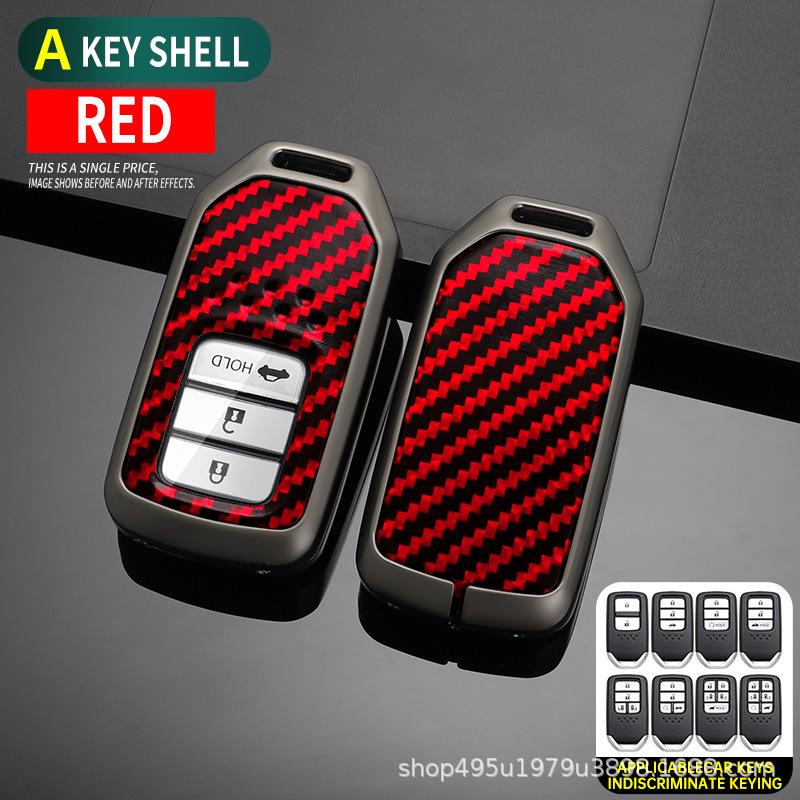 

Honda Civic, Accord, CRV, Fit, Vezel, XRV Key Case - Tenth Gen, Jade, Breeze, Lingpai Shell Cover. Set