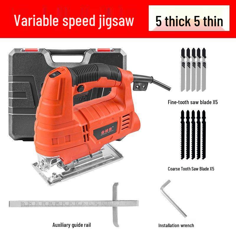 Multi-Functional Electric Jigsaw & Scroll Saw: Versatile Handheld Woodworking Tool