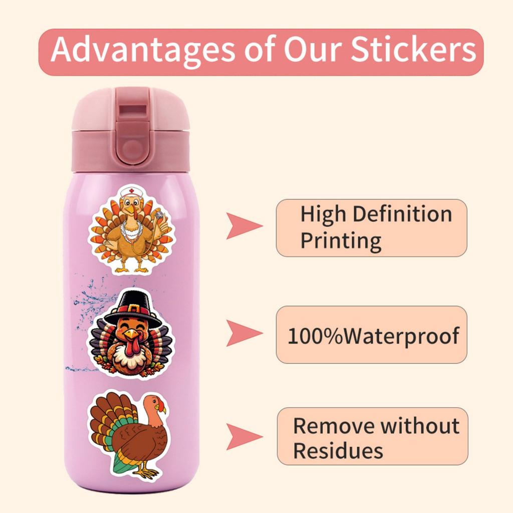 110pcs Suitcase Stickers Waterproof Stickers Scooter Computer Tablet Cartoon Decoration