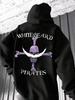 Hunter X Hunter Anime Joker Back Print Hoodie Men Women Gothic Street Style Autumn Pullover Sweatshirt Vintage Harajuku Fleece Daily Top