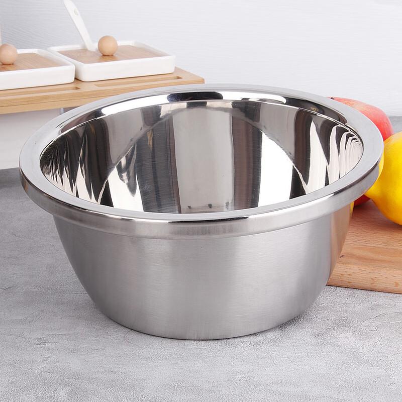 ZISIZ 304 Stainless Steel Multi-purpose Mixing Bowls, 2-Pack