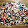100 Pieces of Non-repeat Decorative Graffiti Stickers for Computer Car Motorcycle Skateboard Stickers