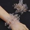 Photo Props Crystal Beads Bracelet Pearl Rhinestone Hand Flower  Wedding Party