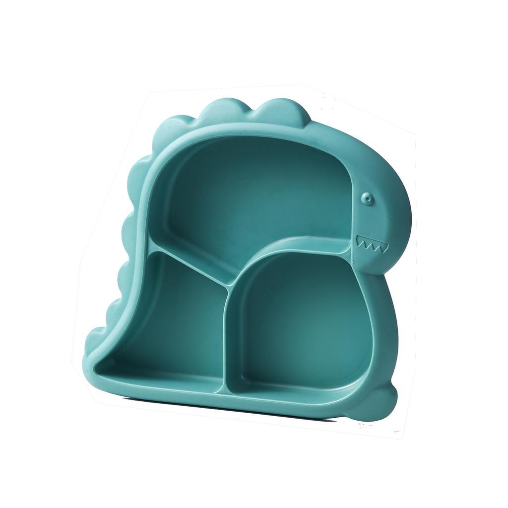 Adorable Dinosaur Children's Dining Set: Durable Plate, Spoon, Fork, and Bowl