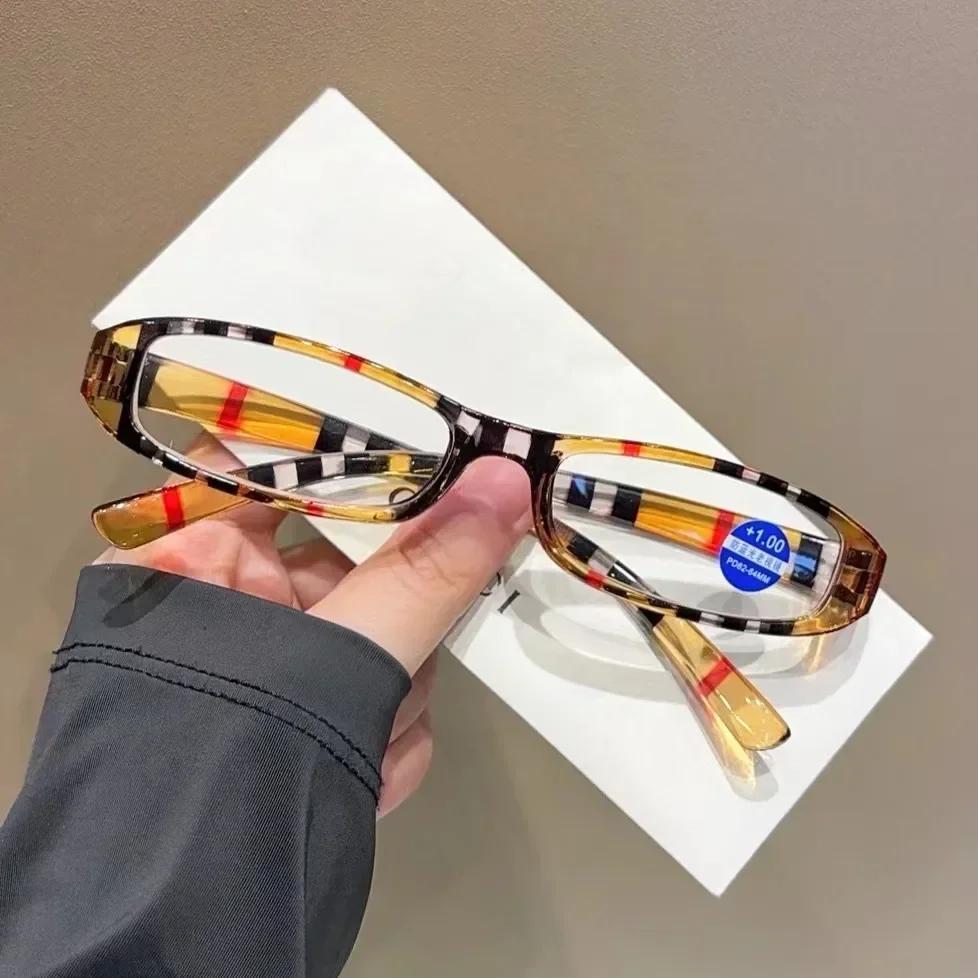 Klassische Fernsichtbrille für Damen, Blaulicht-blockierende Hyperopie-Brille für Frauen und Männer, fertige Lesebrille, Dioptrien +1,0