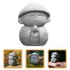1PC Buddha Statues Cute Little Jizo Buddha Sculpture Figurines Garden Ornaments Japanese Buddha Ksitigarbha Aquarium Bonsai