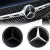 Autoaufkleber Heiß 2026 Für Benz 3D ABS-Logo Der Stern-Logo-Plakette der Frontgrills Spiegelunterseite für Mercedes-Benz W167 GLC GLE CLS 2020