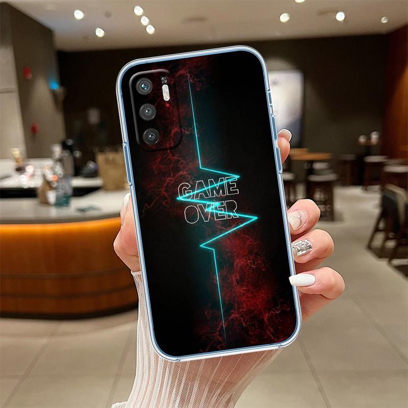 

RE32 Game Over Transparent Phone Case for LG K22 K30 K40 K40S K41 K42 K50 K50S K51 K51S K52 K61 K62 K71 K92 Q60 Q61 V40 V50 V60 LG V40 ThinQ