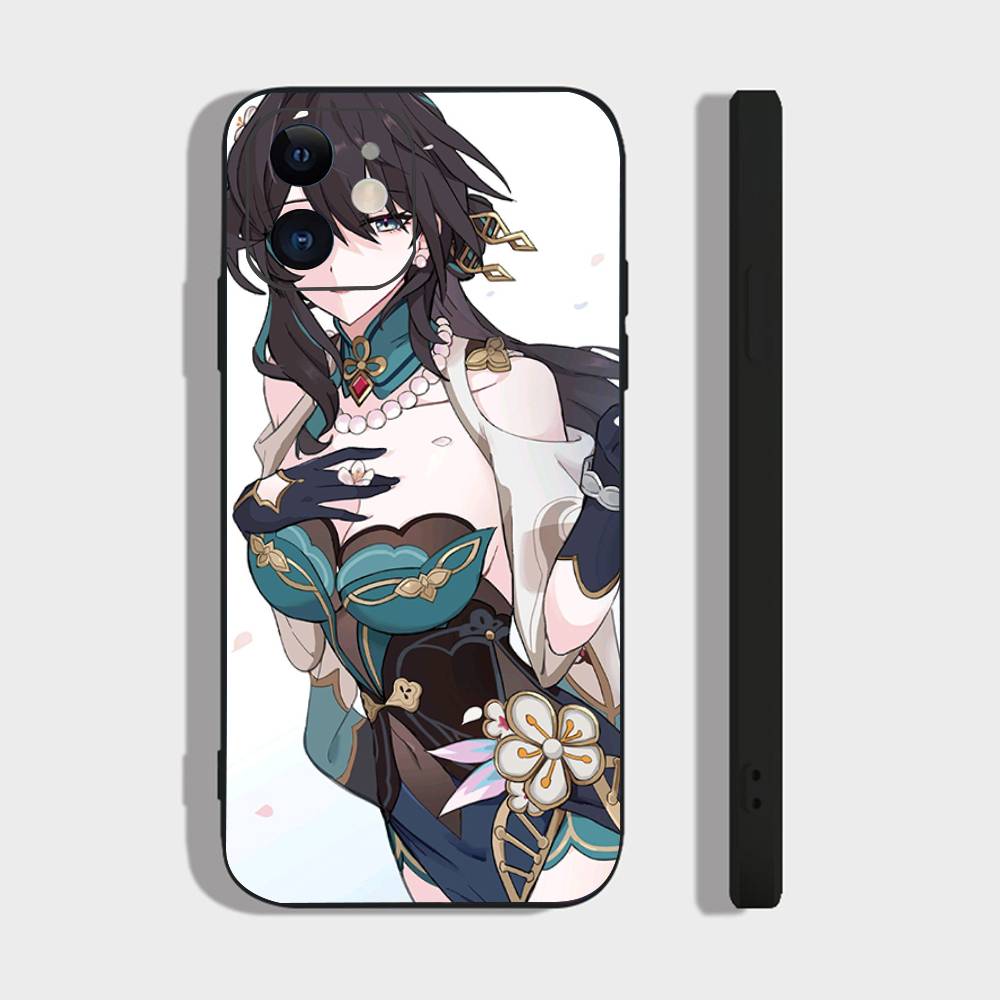 

Анимированный чехол для телефона Ruan Mei из игры Honkai Star Rail для iPhone 17 Air 16 15 14 13 Pro Max 11 12 Черный силиконовый чехол IPHONE 14