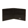 Bally Short Stripe Three-In-One Double Fold Leather Wallet Men Wallet Black 6240266