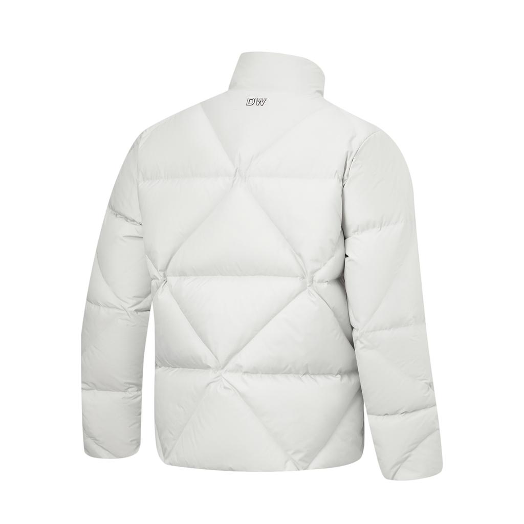 Li-Ning Letter Pattern Printed Lightweight Comfortable Reversible Jacket Men Jacket White AYMT327-3