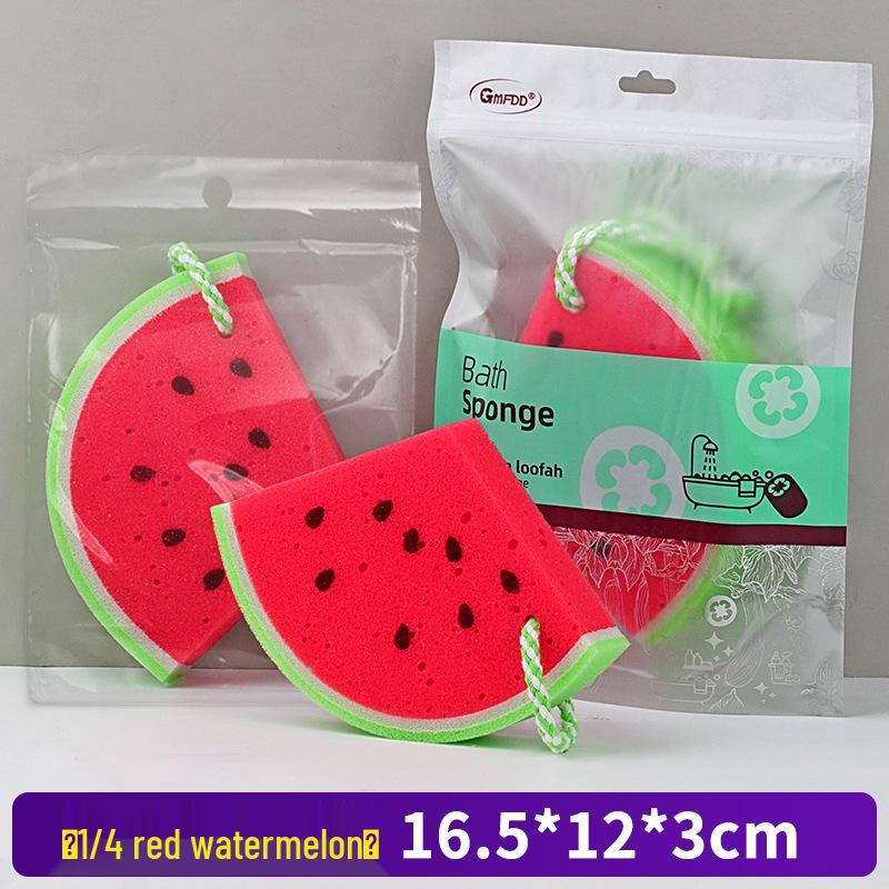 

Набор мультяшных губок для мытья посуды и скрабов «Арбуз» для кухни и ванной 1 piece in transparent OPP bag